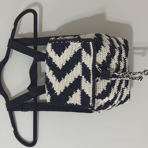 Wild Fable Black and Cream Mini Backpack